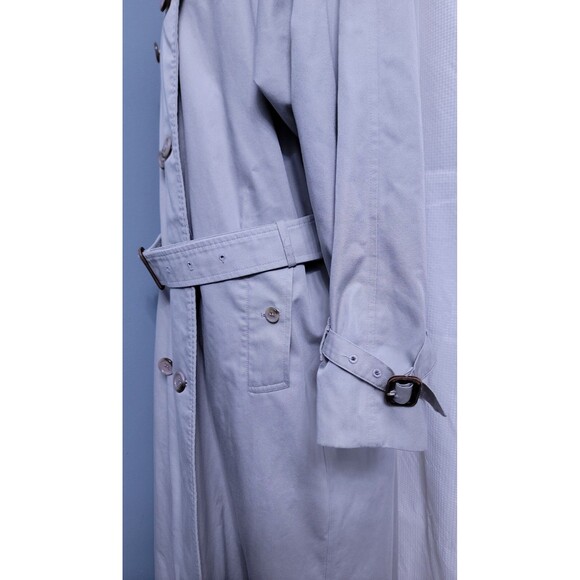 Burberry Classic Nova Lined Khaki Double Breast Trench Coat Womens size 14 - Picture 4 of 16